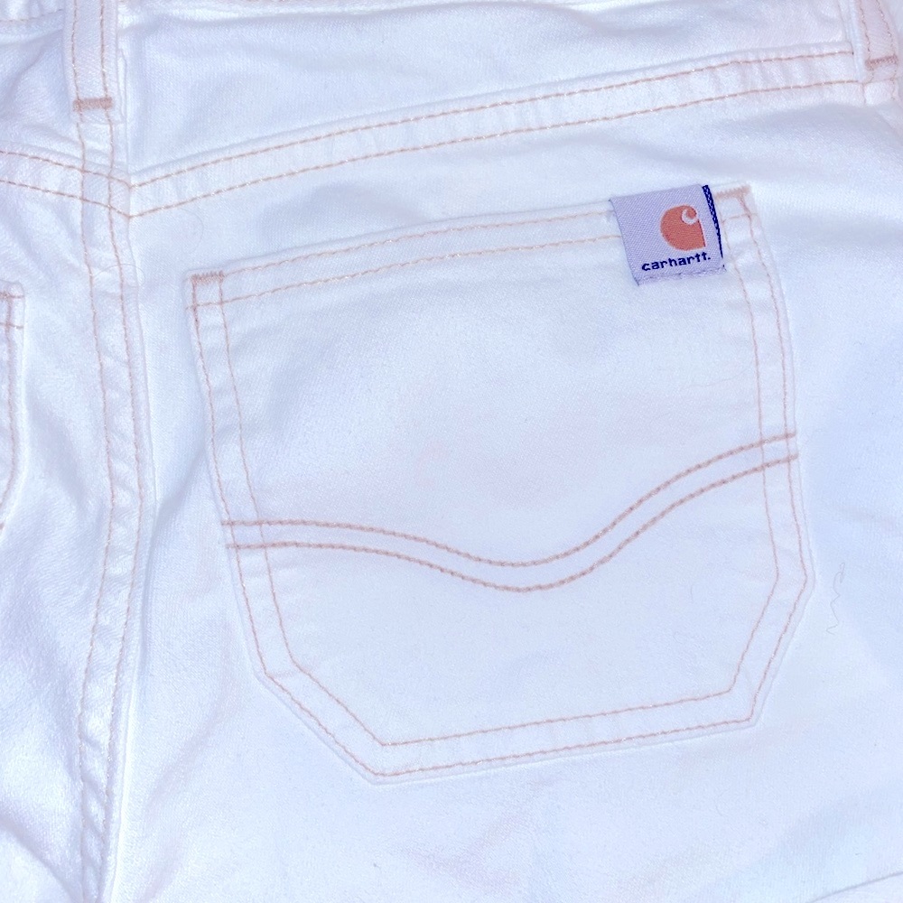 Carhartt Women’s white shorts size 2